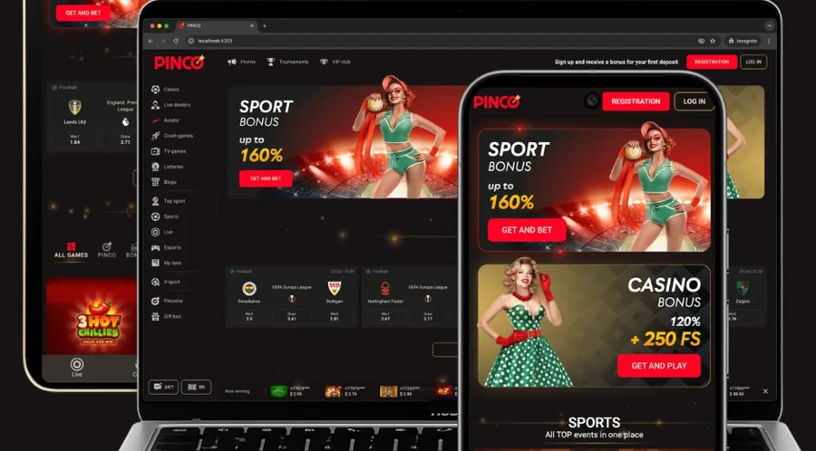 PINCO veb va mobil ilovalari